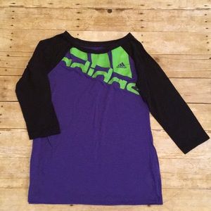 Adidas Women’s 3/4 sleeve T-shirt Sz Medium